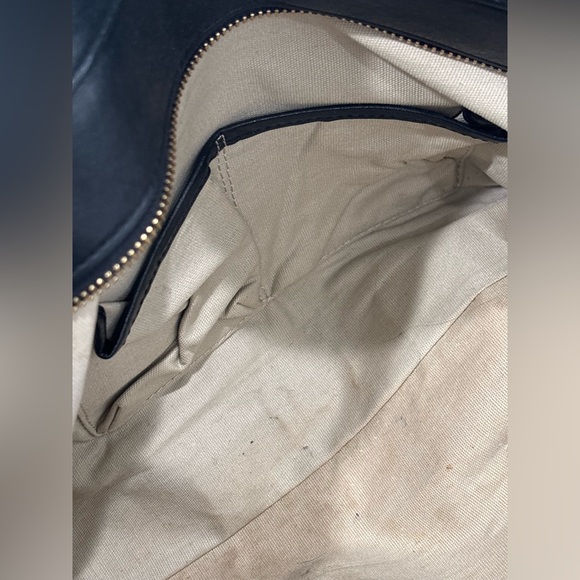 Tory Burch Black T Stitched Tote Bag - Picture 10 of 13